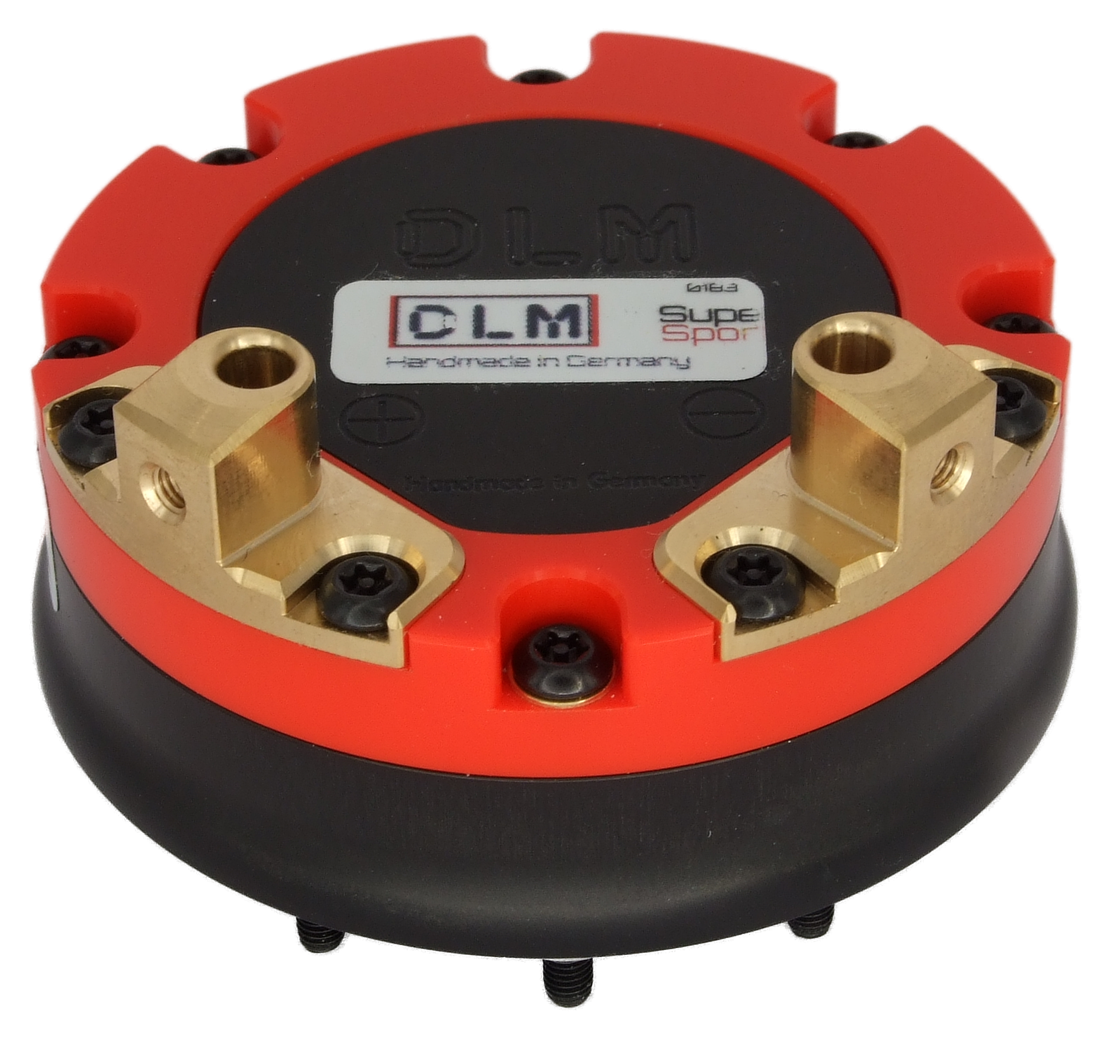 DLM Super Sport — hand-built speaker chassis, close-up